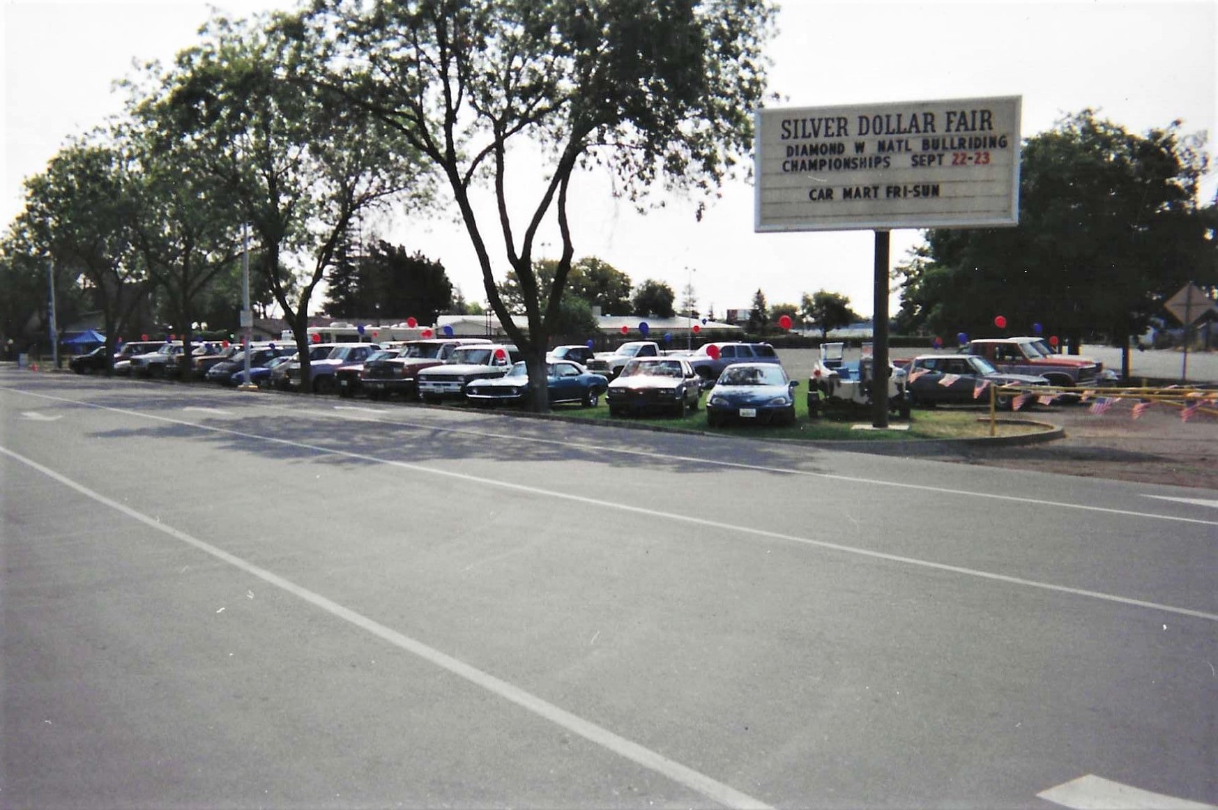 The first auto flea market at the Silver Dollar Fairgrounds in Chico